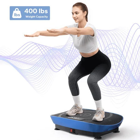 MERACH Vibration Plate Exercise Machine, Whole Body Shake Plate Exercise Machine with Remote Control | Walmart (US)