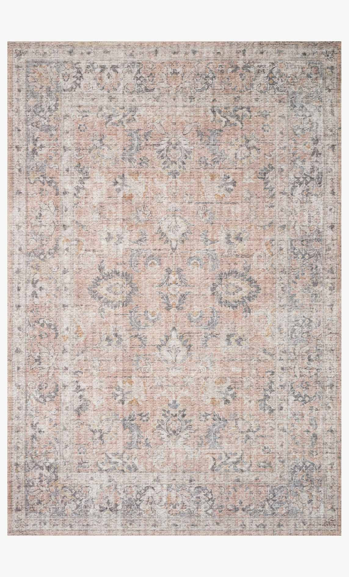 Skye Rug in Blush & Grey by Loloi | Burke Decor