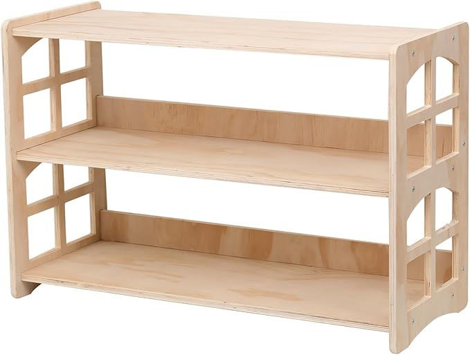 FDHUIJIA Montessori Bookshelf Toy Shelf Kids Storage Organizer for Toys Book Shelves for Kids Roo... | Amazon (US)