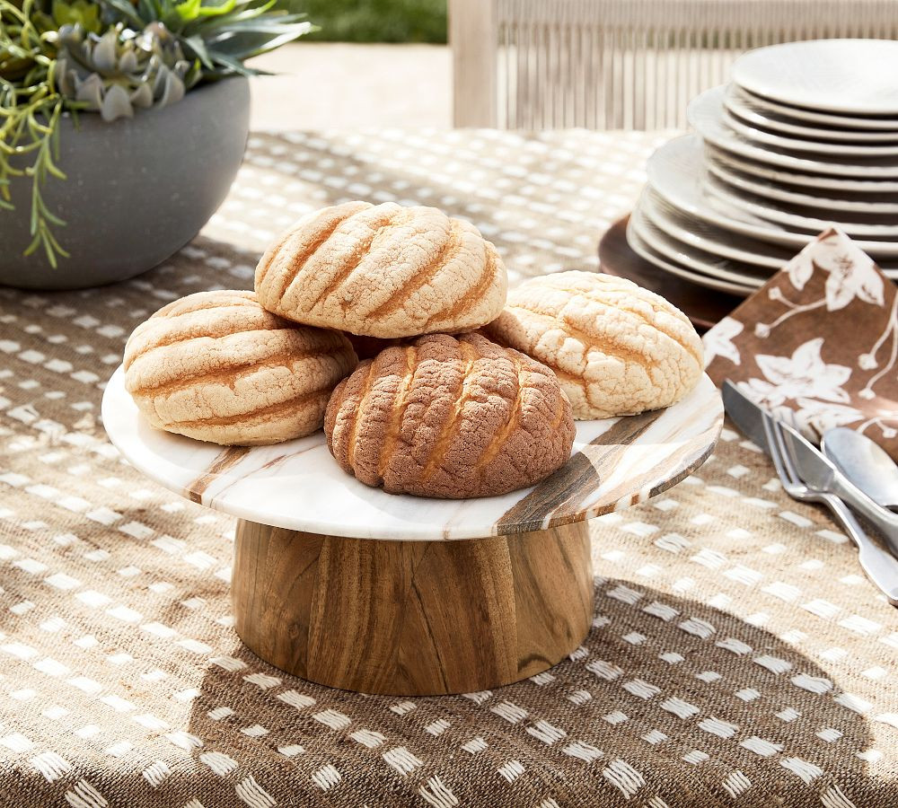 Sweet July Handcrafted Marble Cake Stand | Pottery Barn (US)