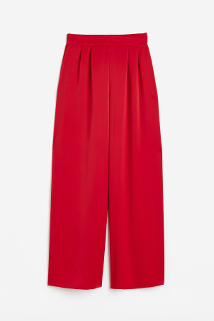 Wide-cut Satin Pants | H&M (US + CA)