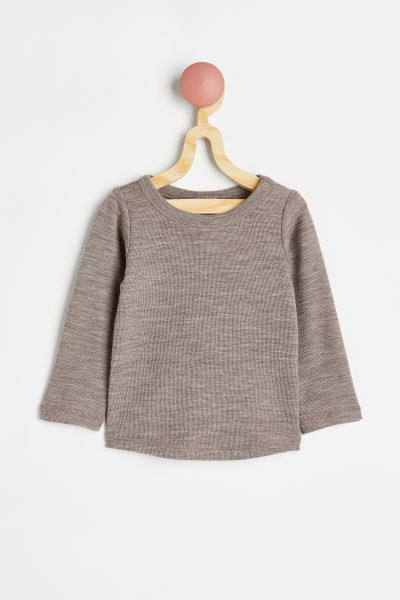 Long-sleeved Wool Top | H&M (US + CA)