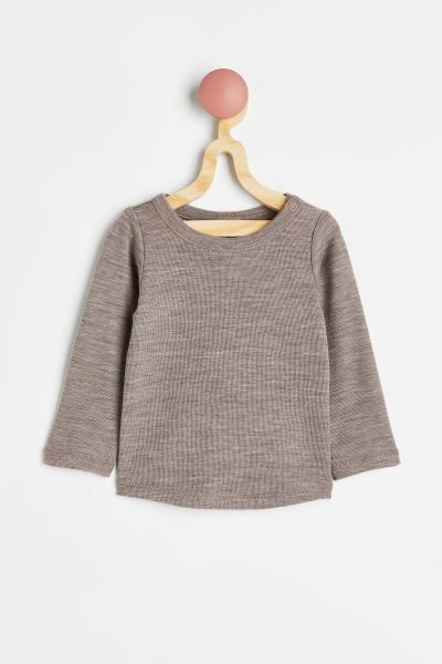 Long-sleeved Wool Top | H&M (US + CA)