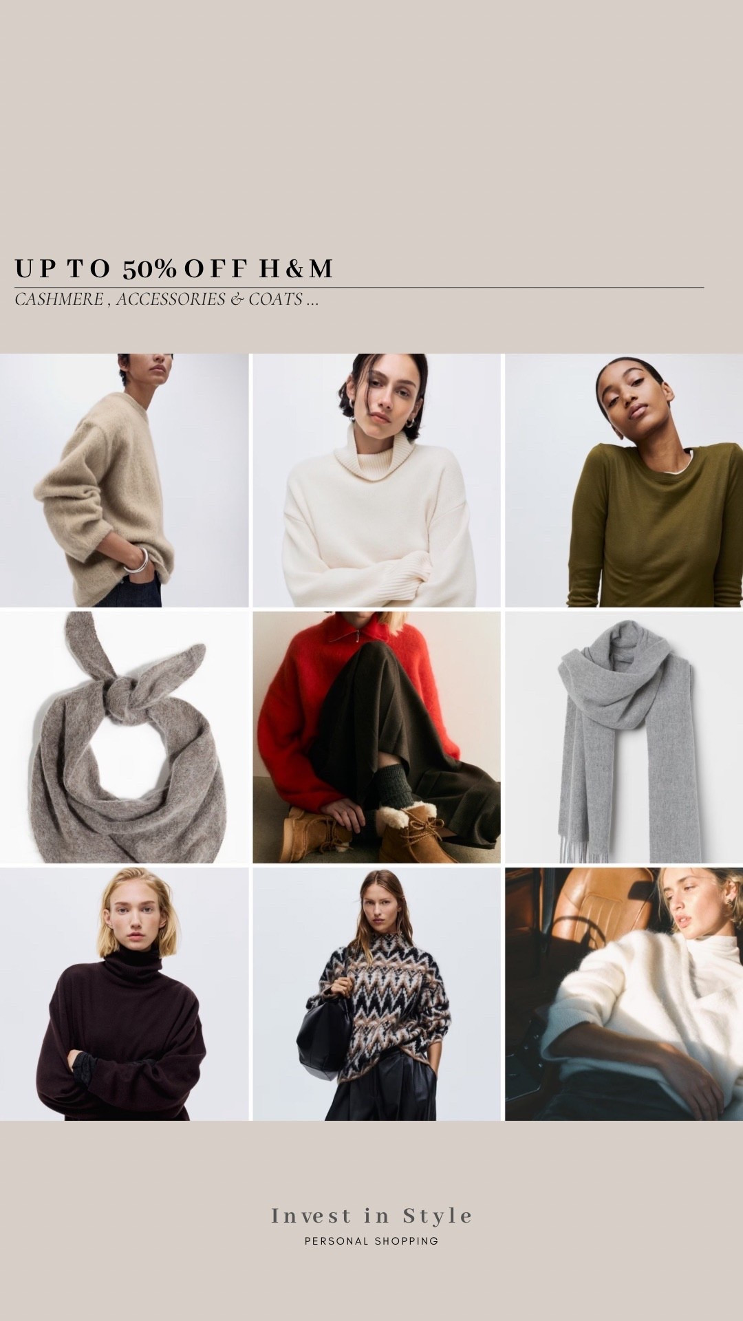 Cashmere , merino wool, mohair 
Here’s a few top picks from the H&M sale …

Knitwear 
Jumpers 
Gifts 


#LTKgiftguide #LTKsale #LTKwinter
