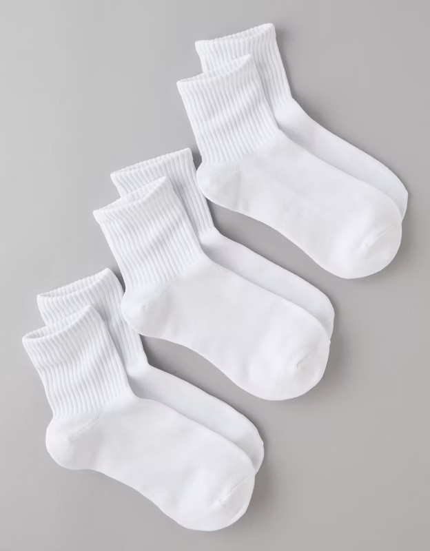 AE Boyfriend Socks 3-Pack | American Eagle Outfitters (US & CA)