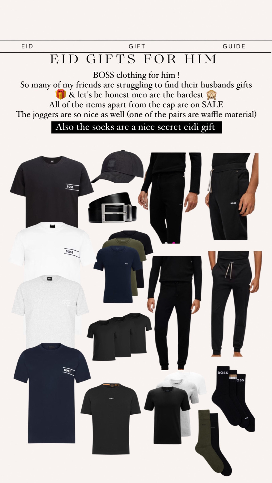 Boss clothing for him , eid gifting for him ! 

#LTKmens #LTKstyletip #LTKfindsunder50