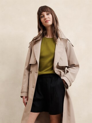Soft Touch Scuba Fitted Top | Banana Republic Factory | Banana Republic Factory