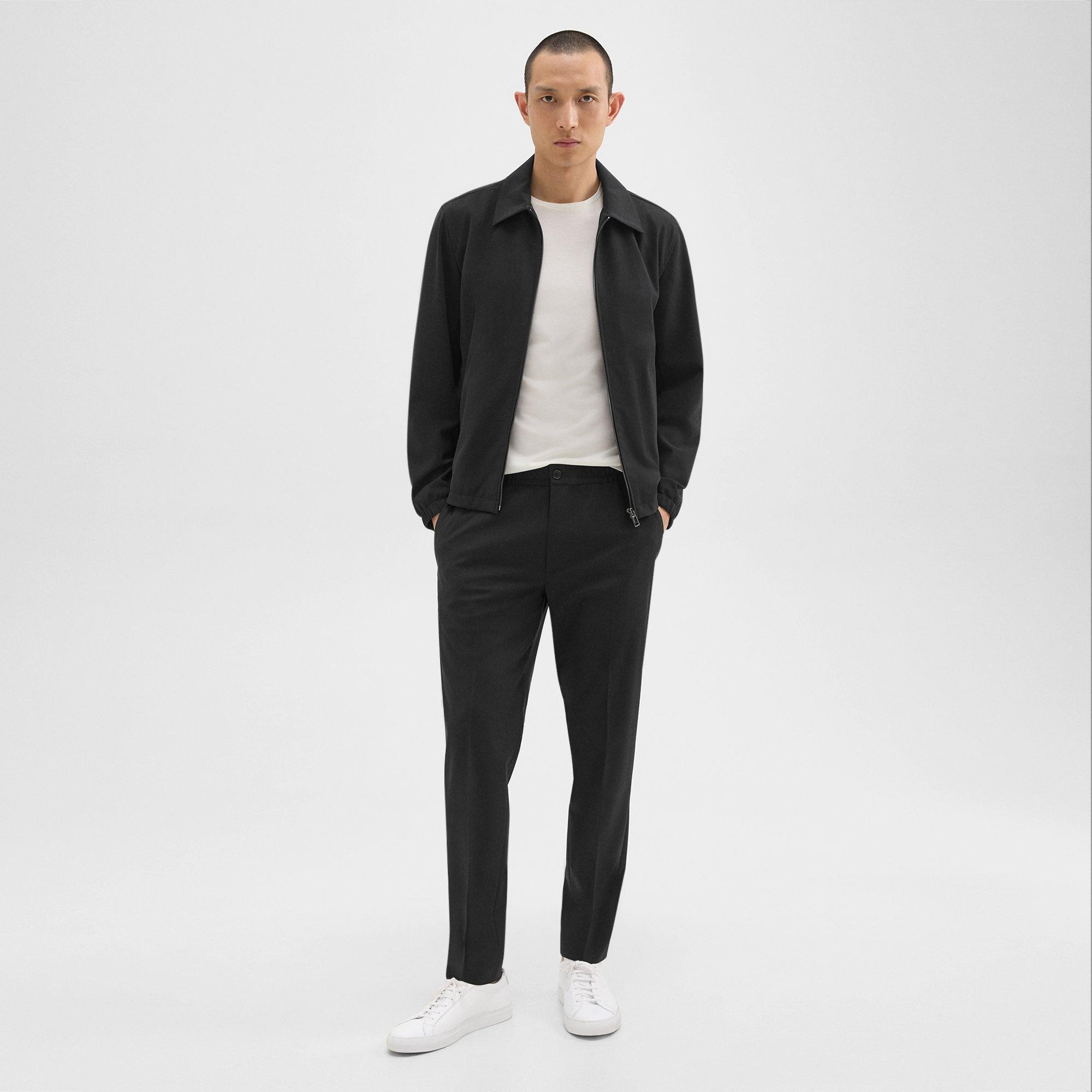 Larin Drawstring Pant in Stretch Wool | Theory