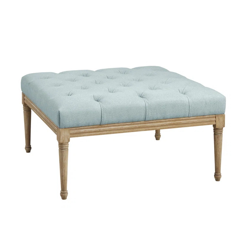 Bonnieville 34" Wide Tufted Square Cocktail Ottoman | Wayfair North America