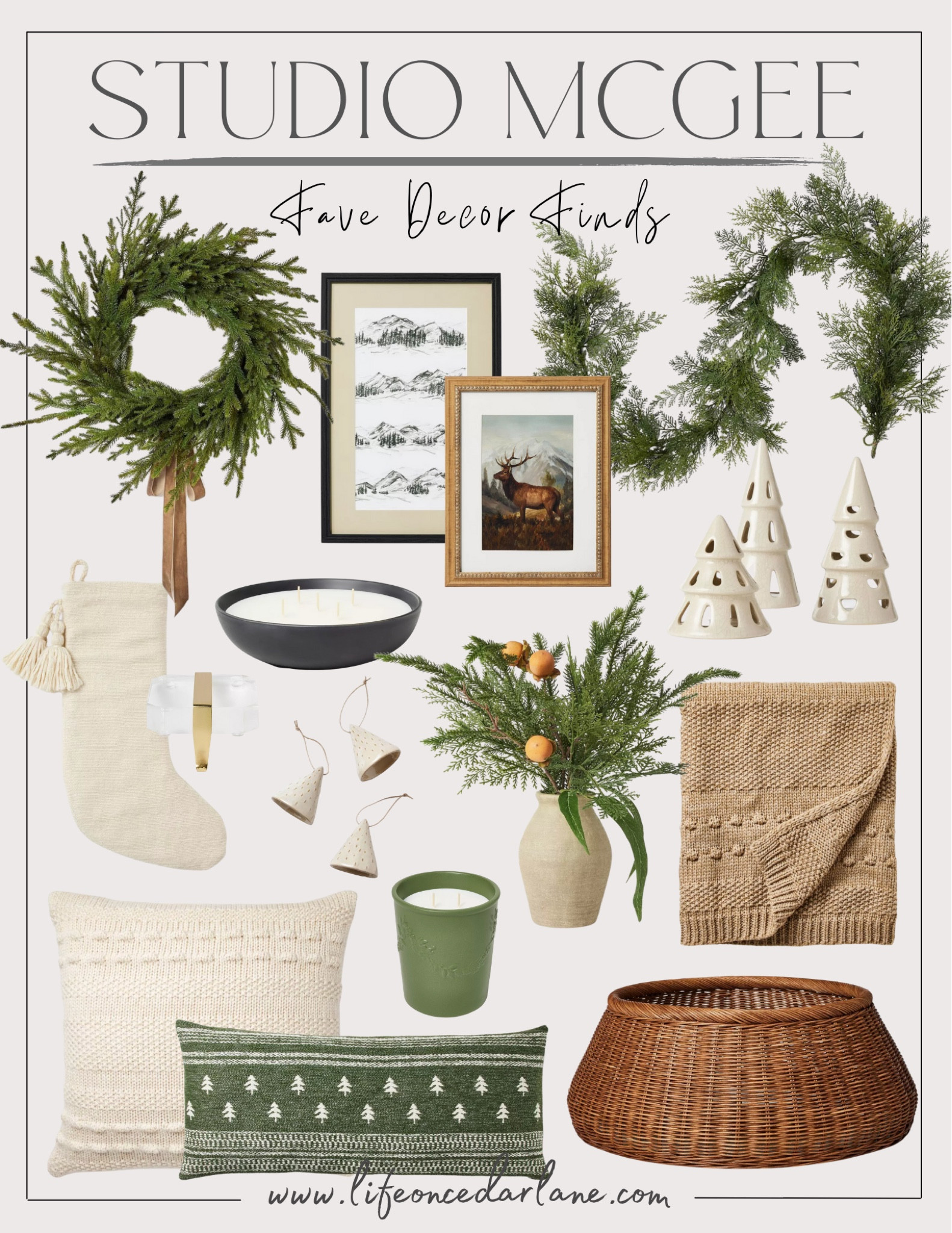 Studio McGee x Target- check out their Holiday drop! So many gorgeous home decor finds! Snag them early before they sell out!

#garland #christmasdecor #hilidaywreaths #targetdecor

#LTKfindsunder50 #LTKhome #LTKHoliday