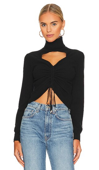 Hazel Top in Black | Revolve Clothing (Global)