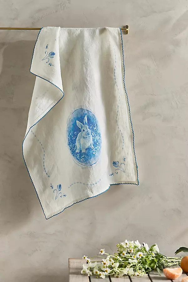 Delft Bunny Dish Towel | Terrain