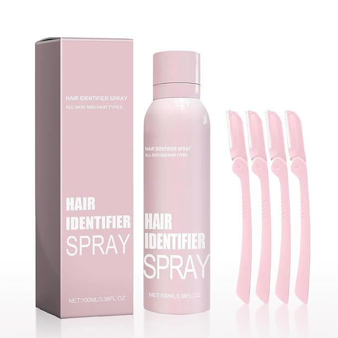 Hair Identifier Spray for Face Shaving, Body Hair Identifying Spray Plus Razor | Amazon (US)