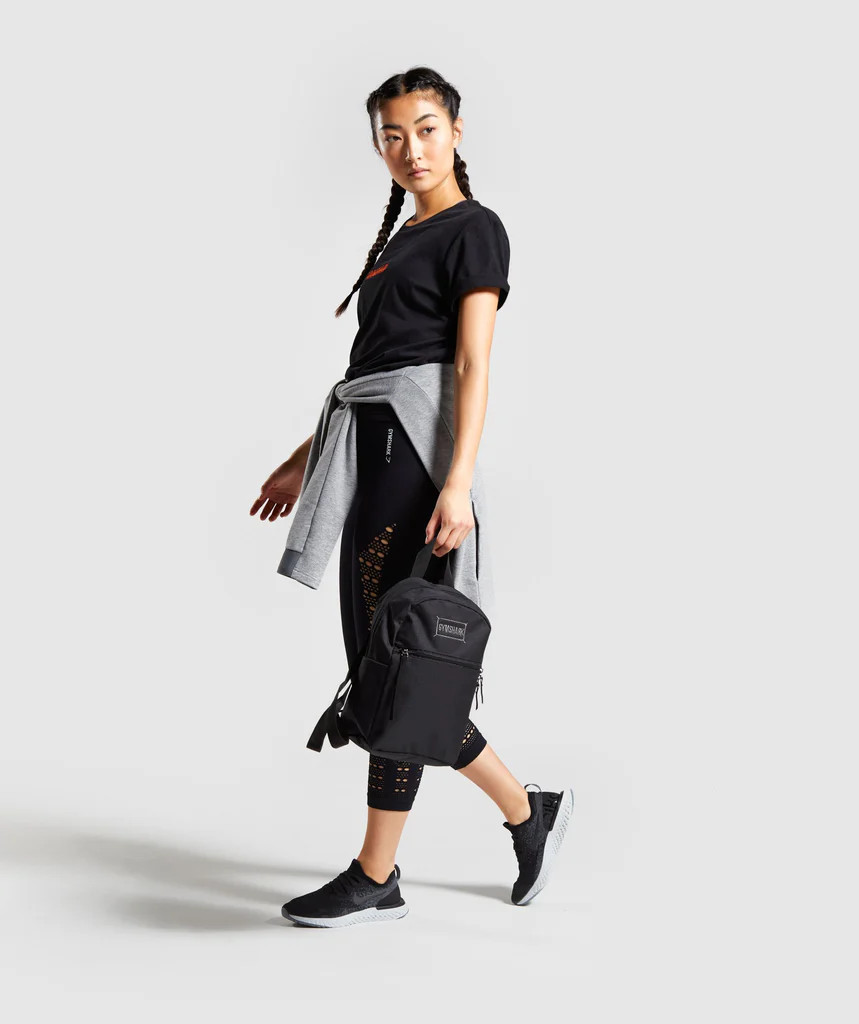 Gymshark Mini Lifestyle Backpack - Black | Gymshark (Global)