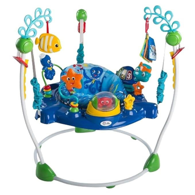 Baby Einstein Neptune's Ocean Discovery Activity Jumper, Ages 6 months +, Max weight 25 lbs., Uni... | Amazon (US)