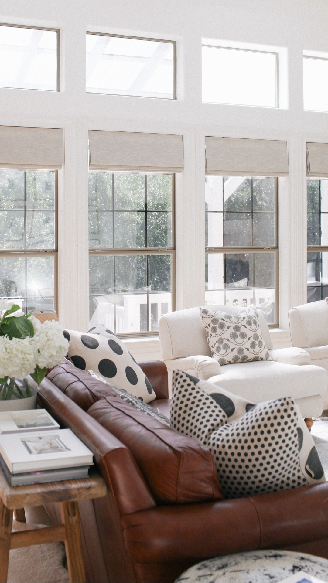 The best motorized blinds. Motorize Roman shades that go up and down with the click of a button I even installed them on my glass door. Use my code CHRISTINAWARREN for a better discount than the website  

We chose the unlined, Jawara Linen Cotton Cordless Motorized Roman Shades in J401-3 Oatmeal. They are the perfect neutral color. The luxiuous texture cozies up any room in your home. Order the sample fabric deck to find your perfect fabric.

you can call them and they will help you with any of your questions. They are super skilled and helpful. 

This is part of a collaboration, and I have since recommended them to clients who absolutely loved them too  