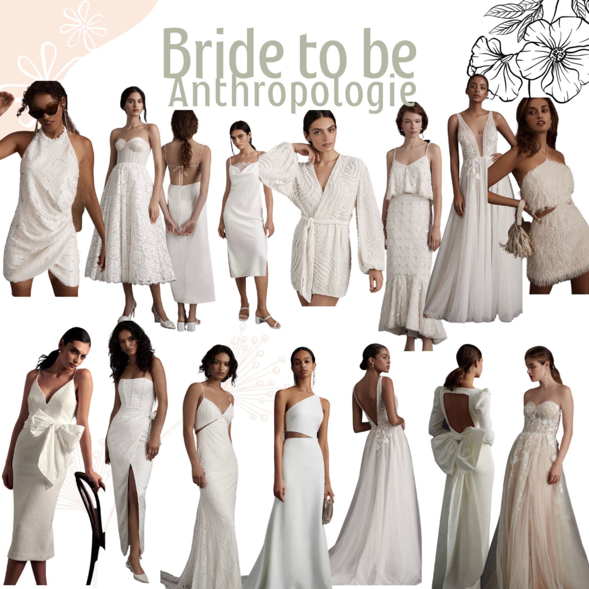 Bride to be dresses for all different kinds of events. Great bridal shower dresses, bachelorette dresses, wedding dresses, reception dresses. Gorgeous looks.

#LTKstyletip #LTKbeauty #LTKwedding