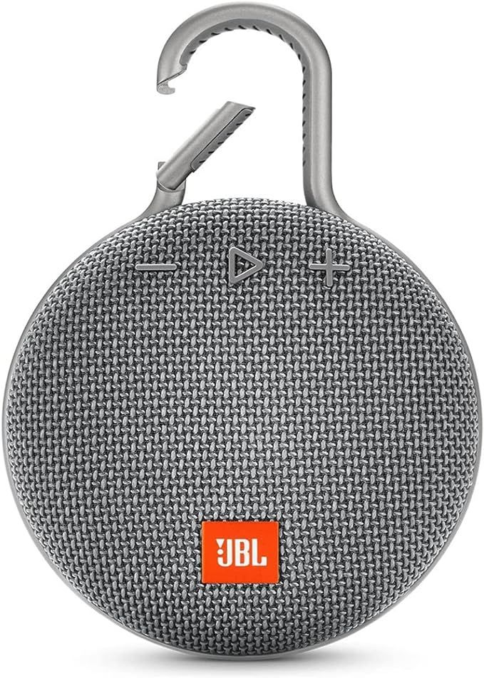 JBL Clip 3, Gray - Waterproof, Durable & Portable Bluetooth Speaker - Up to 10 Hours of Play - In... | Amazon (US)