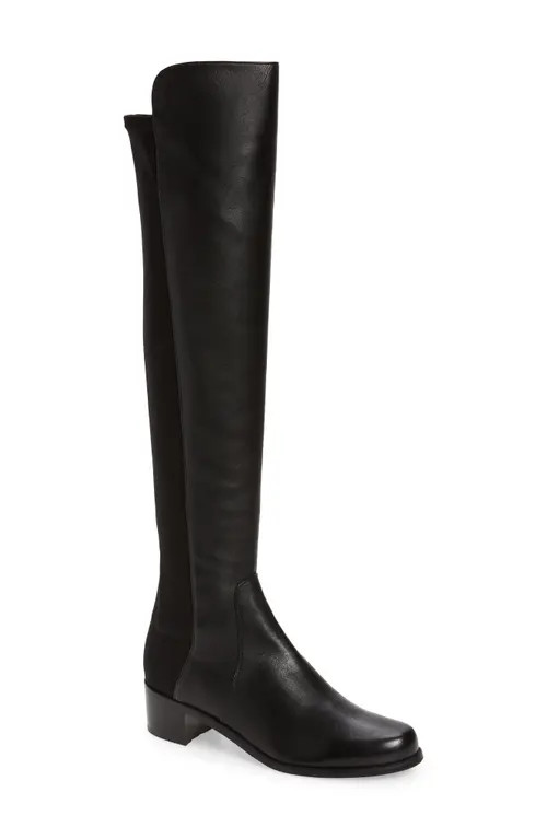 Stuart Weitzman 'Reserve' Over the Knee Boot in Black at Nordstrom, Size 12 | Nordstrom