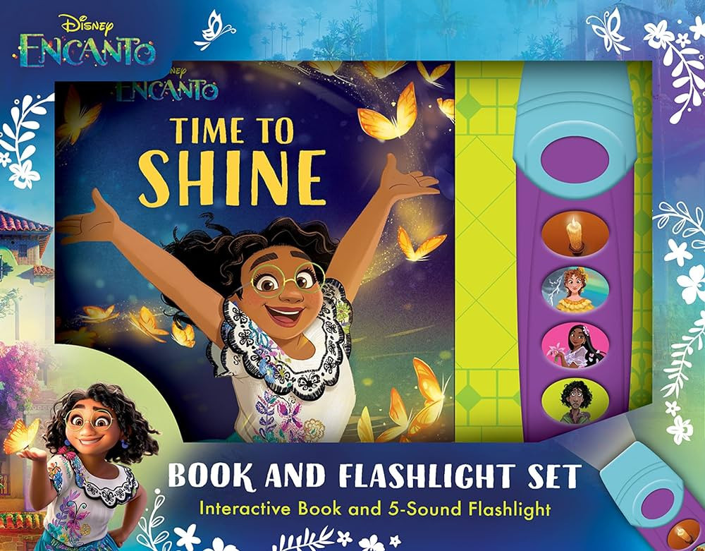 Disney Encanto - Time to Shine Interactive Book and Sound Flashlight Toy Set - PI Kids | Amazon (US)