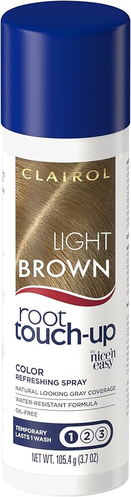 Clairol Root Touch-Up by Nice'n Easy Temporary Hair Coloring Spray, Light Brown Hair Color, Pack ... | Amazon (US)