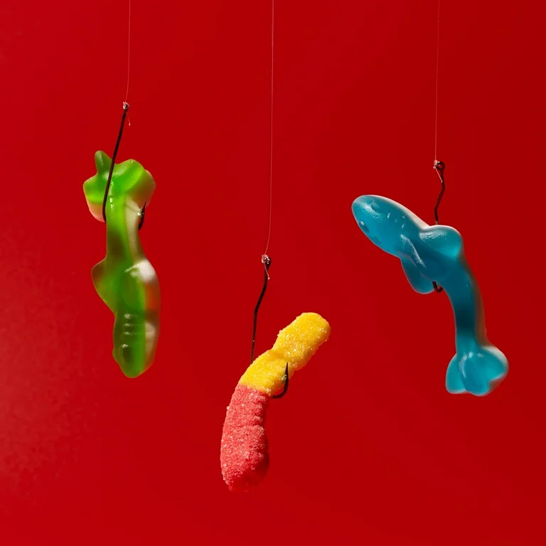 Maud Borup Hooked on You Candy Tackle Box, Assorted Fishing-Inspired Gummy $ Dextrose Candies, 13... | Walmart (US)