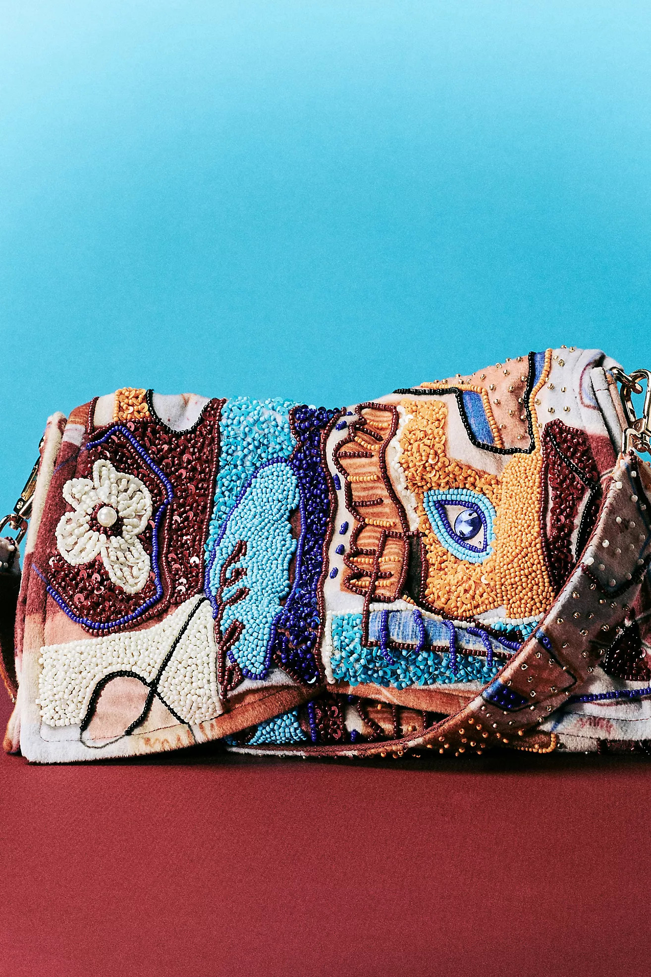 Maeve Audra Embellished Shoulder Bag | Anthropologie (US)