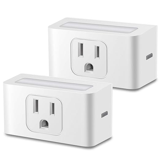 Torteco Smart Plug, Mini WiFi Outlet Smart Socket with Energy Monitoring, LED Night Light Remote ... | Amazon (US)