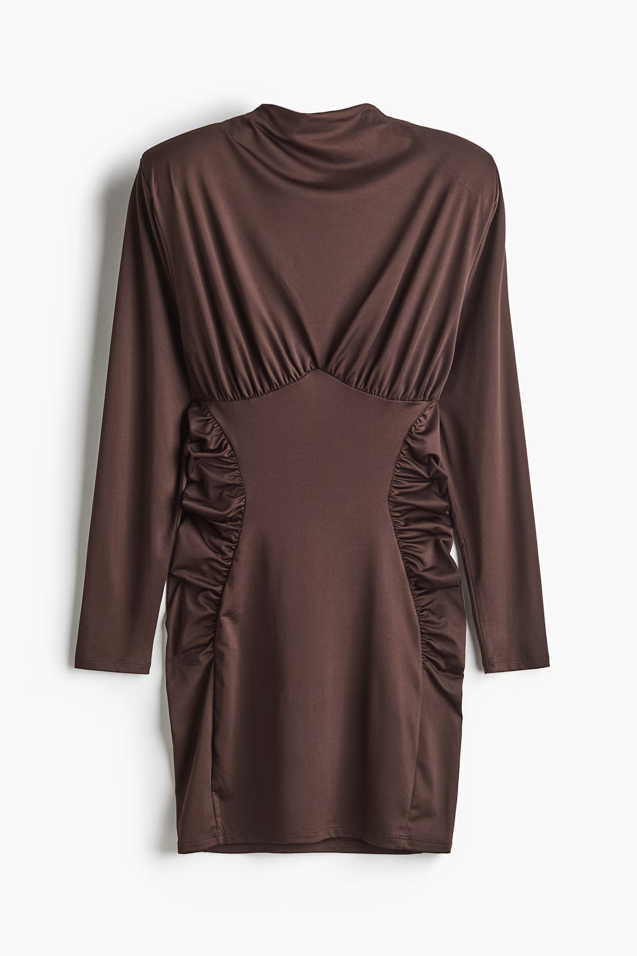Draped shoulder-pad dress | H&M (UK, MY, IN, SG, PH, TW, HK)
