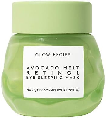 Amazon.com : Glow Recipe Avocado Melt Retinol Eye Sleeping Mask - Overnight De-Puff Eye Cream wit... | Amazon (US)