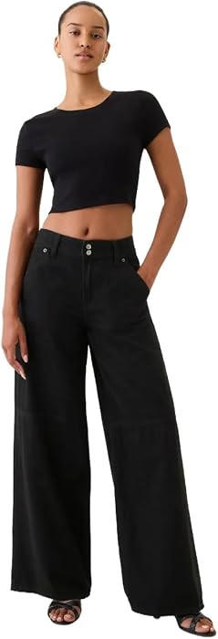 GAP Women's Mid Rise Baggy Denim | Amazon (US)