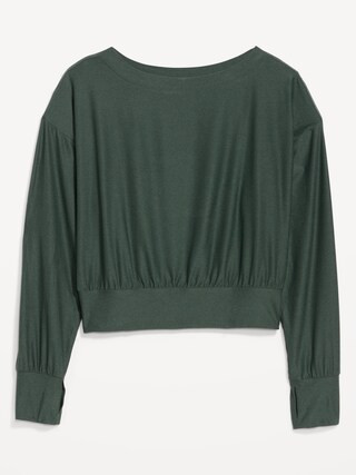 CloudMotion Boat-Neck Top | Old Navy (US)