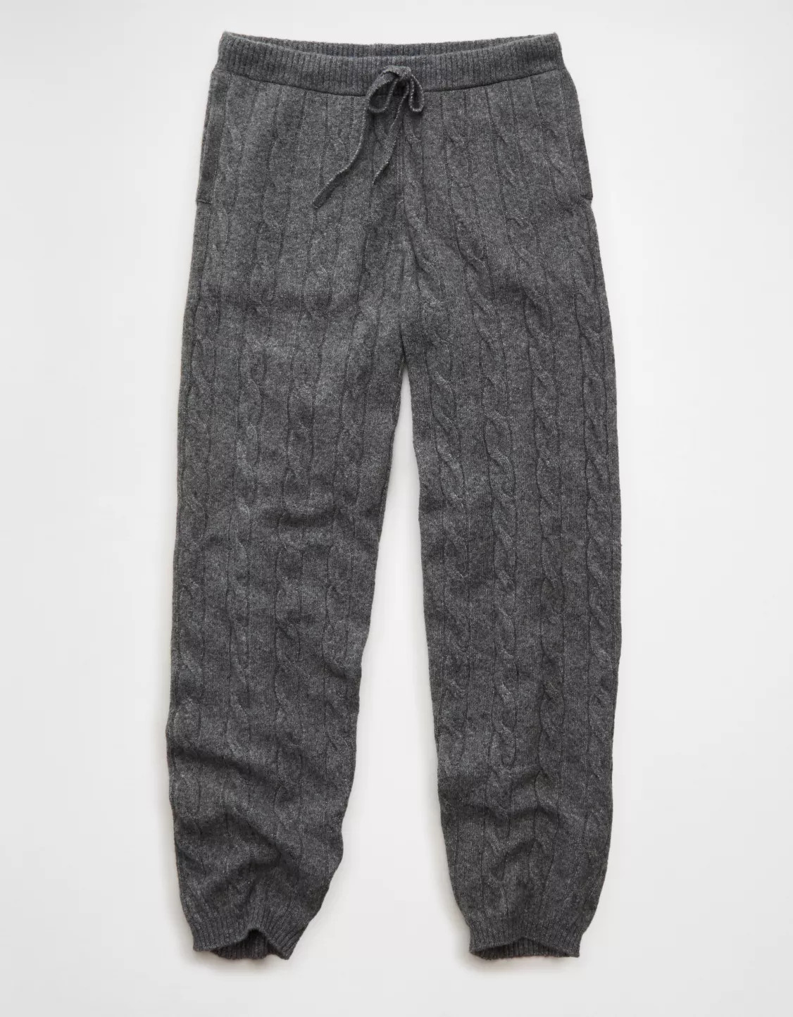 AE High-Waisted Cable Knit Jogger | American Eagle Outfitters (US & CA)