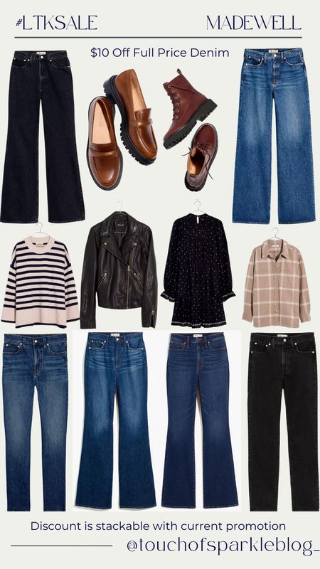 LTK Sale!!! Madewell is offering $10 off all full price denim! This deal is stackable with the current 25% - 30% off discount! 

#LTKSale #LTKSeasonal #LTKstyletip