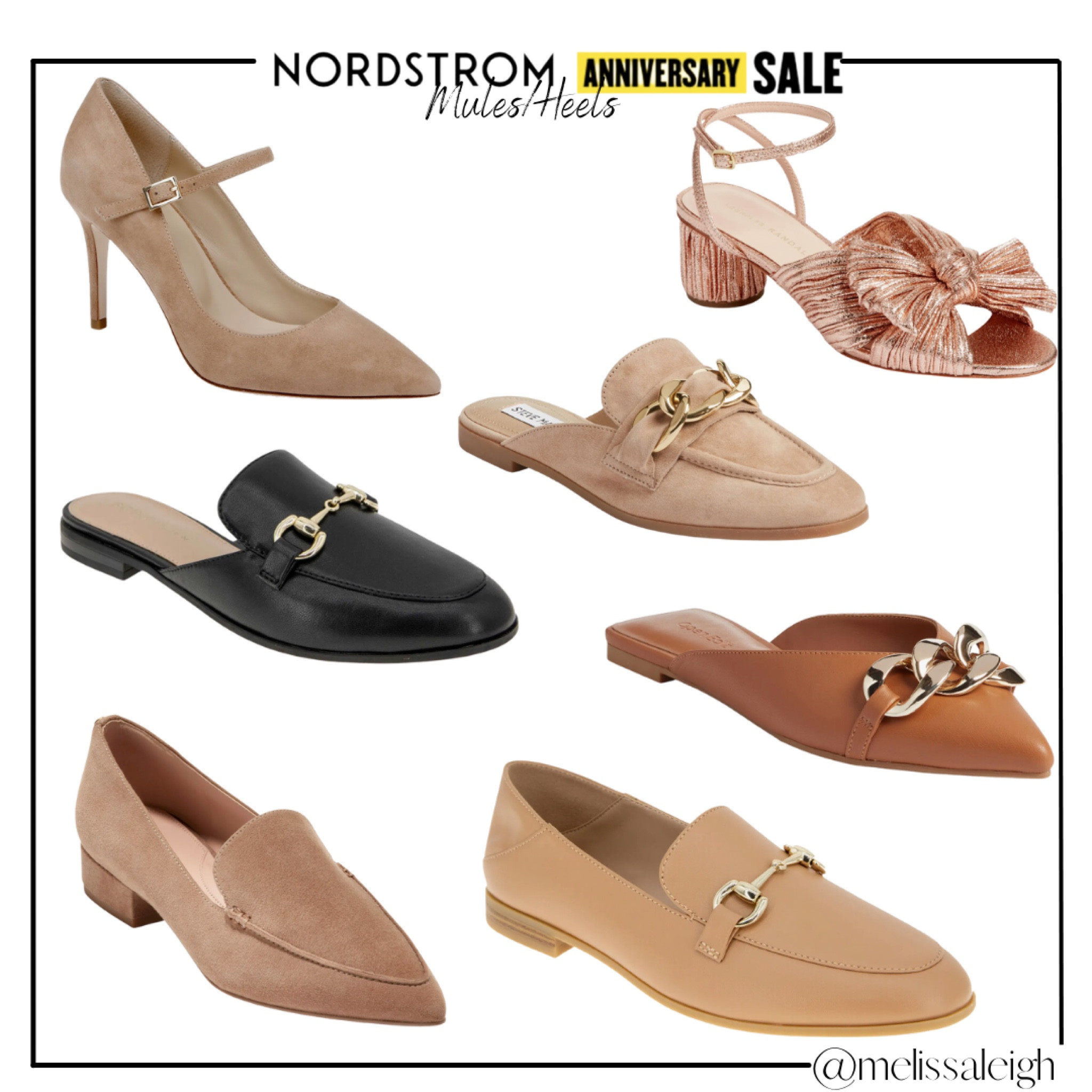 Nordstrom anniversary sale, Nordstrom, Nordstrom sale, n sale 2023, fall outfit, fall style, sale finds, fall fashion, fall staple items, nude heels, Steve Madden suede mules, leather mules, beige leather loafers, pointed toe loafers, bow detailed heels, work shoes, fall work style, wedding guest shoes

#LTKxNSale #LTKworkwear #LTKshoecrush