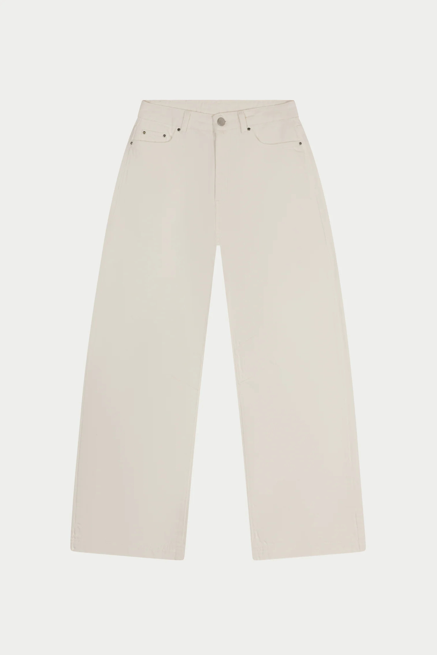 BARREL JEANS - ECRU | The Couture Club