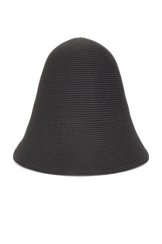 Toteme Paper Sun Hat in Black | FWRD 