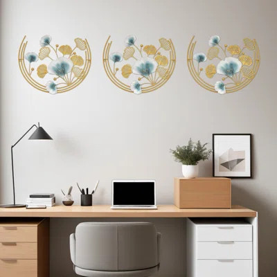 3pcs Decorative Ginkgo Leaf Wall Decor | Wayfair North America