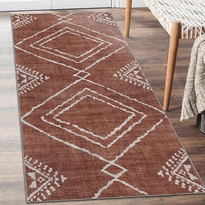 ReaLife Rugs Machine Washable Area Rug Runner - Living Room Bedroom Bathroom Kitchen Entryway Off... | Amazon (US)