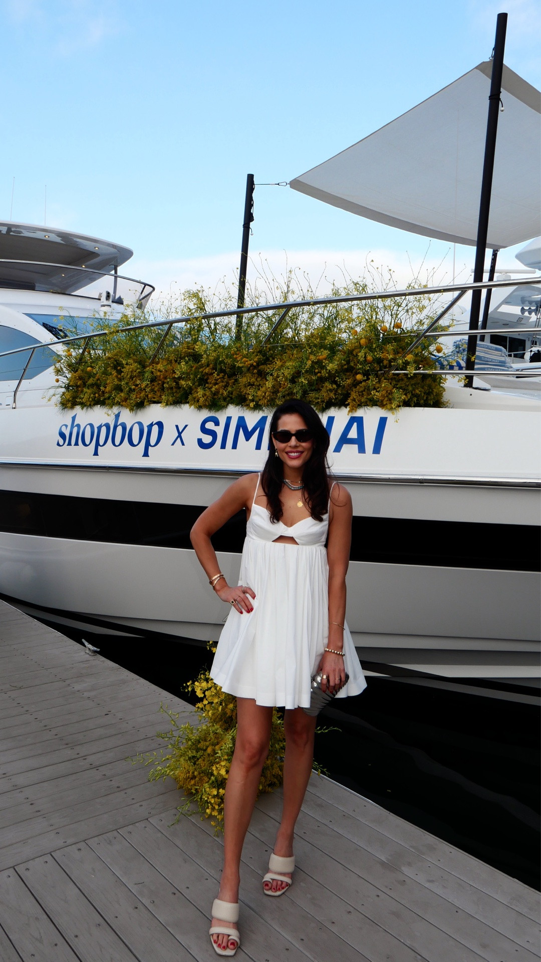Come shopping with me at the Shopbop Pop-Up in Lido Village ✨

Before the SIMKHAI boat party, I met up with Shopbop stylist Lauren to pull a few looks, and narrowing it down was not easy.

Look 1: A blue striped summer dress with the prettiest lace details and a cinched waist.

Look 2: A butter yellow crochet fringe dress styled over a swimsuit (but I would absolutely wear it with a bandeau and skirt for summer dinners too).

Look 3: A white babydoll mini dress with a front cutout detail that’s playful, feminine, and so easy to wear.

Look 4: Linen balloon pants paired with a matching bandeau top featuring delicate lace details—the ultimate elevated resort look.

Now I need your help… which look is your favorite? 1, 2, 3, or 4? Let me know in the comments below. 💛

If you’re local, all of these looks are available at the Shopbop Pop-Up in Lido Village through tomorrow.

#LTKTravel #LTKootd #LTKgrwm