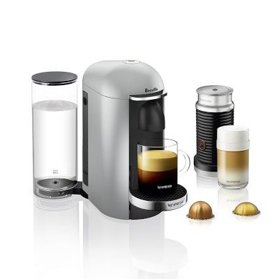 Nespresso VertuoPlus Deluxe Coffee Maker & Espresso Machine by Breville with Aeroccino | Williams... | Williams-Sonoma