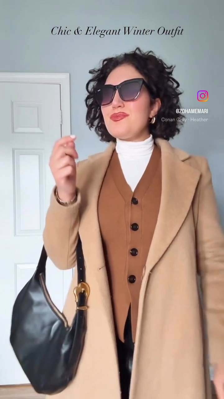 Winter outfit, wool coat, classy outfit 

#LTKHoliday #LTKOver40 #LTKootd