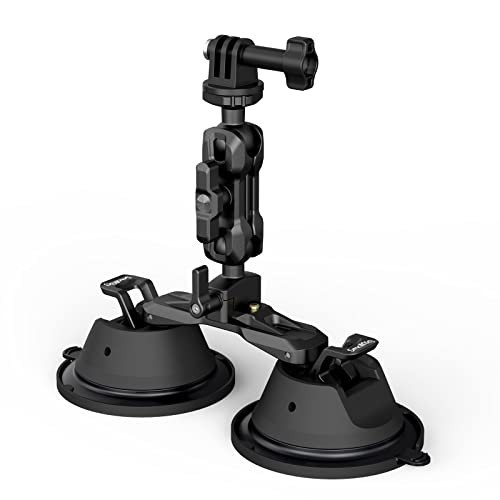 SmallRig Camera Suction Cup Mount, Mount for GoPro, on Car Window, Windshield, for Sony DSLR, Lightweight Camera, Vehicle Shooting,Vlogging, Mobile Phone, Action Camera with Action Camera Mount - 3566 | Amazon (US)