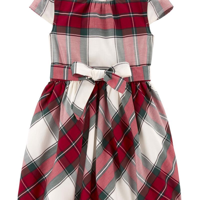 Toddler Plaid Sateen Dress | Carter's