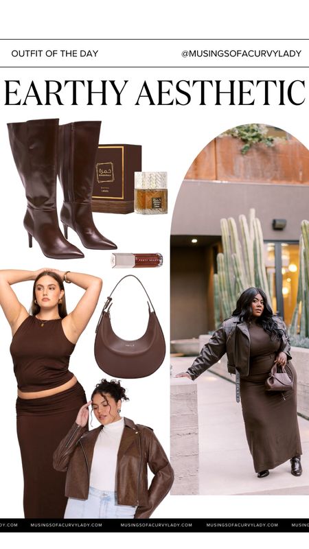 Obsessed with my outfit from the last day of our SLO trip! It gives all the warm earthy vibes and I can’t get enough🤎

Plus Size Fashion, Brown Bag, Brown Outfit Inspo, Brown Wide Calf Boots, Warm Vanilla Perfume, Leather Jacket, Style Guide, Girls Night, Vacation Looks, California, Date Night

#LTKplussize #LTKstyletip #LTKtravel