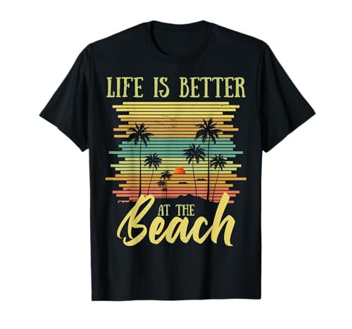 Summer Vacation Beach Vacation: Life Is Better At The Beach T-Shirt | Amazon (US)