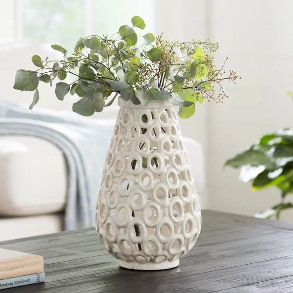 Ayushi Cut Out Ceramic Vase | Wayfair North America
