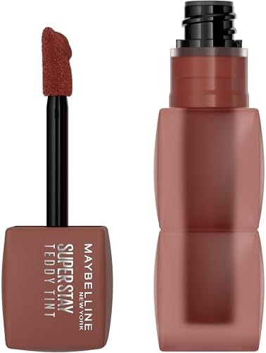 MAYBELLINE Super Stay Teddy Lip Tint, Long Lasting Matte Lipstick For Up To 12HR Wear, Mascara Te... | Amazon (US)