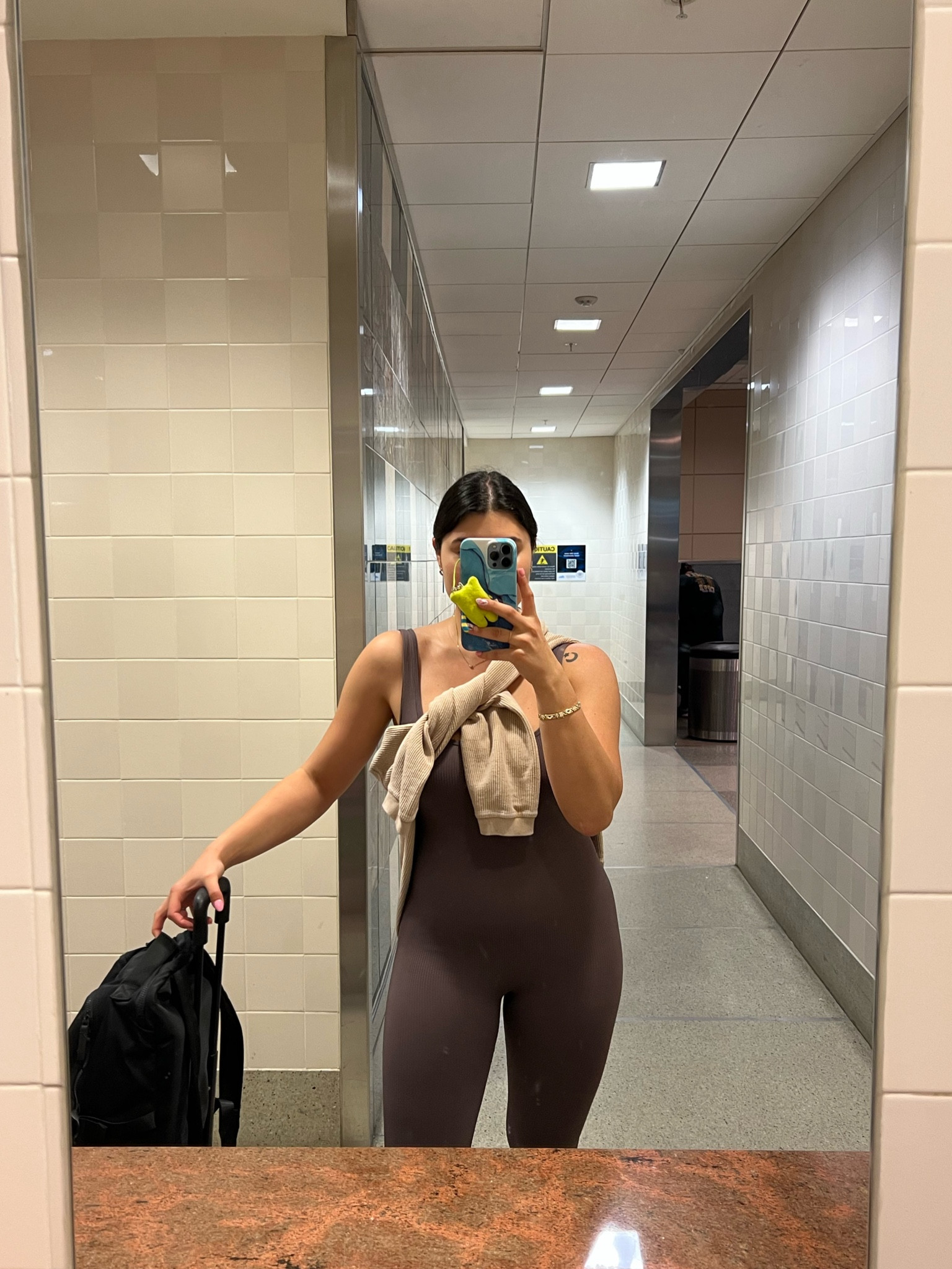 Travel fit, onesie that is comfy and looks great. Comes in black too. Wearing size small 

#LTKunder50 #LTKtravel #LTKstyletip