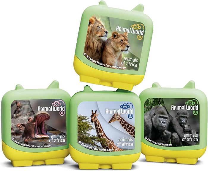 Tonies Animal World 4: Animals of Africa Clever Set - 4 Pack | Amazon (US)